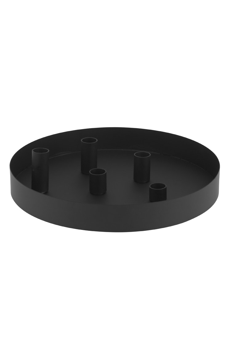 Ljusstake Sund svart