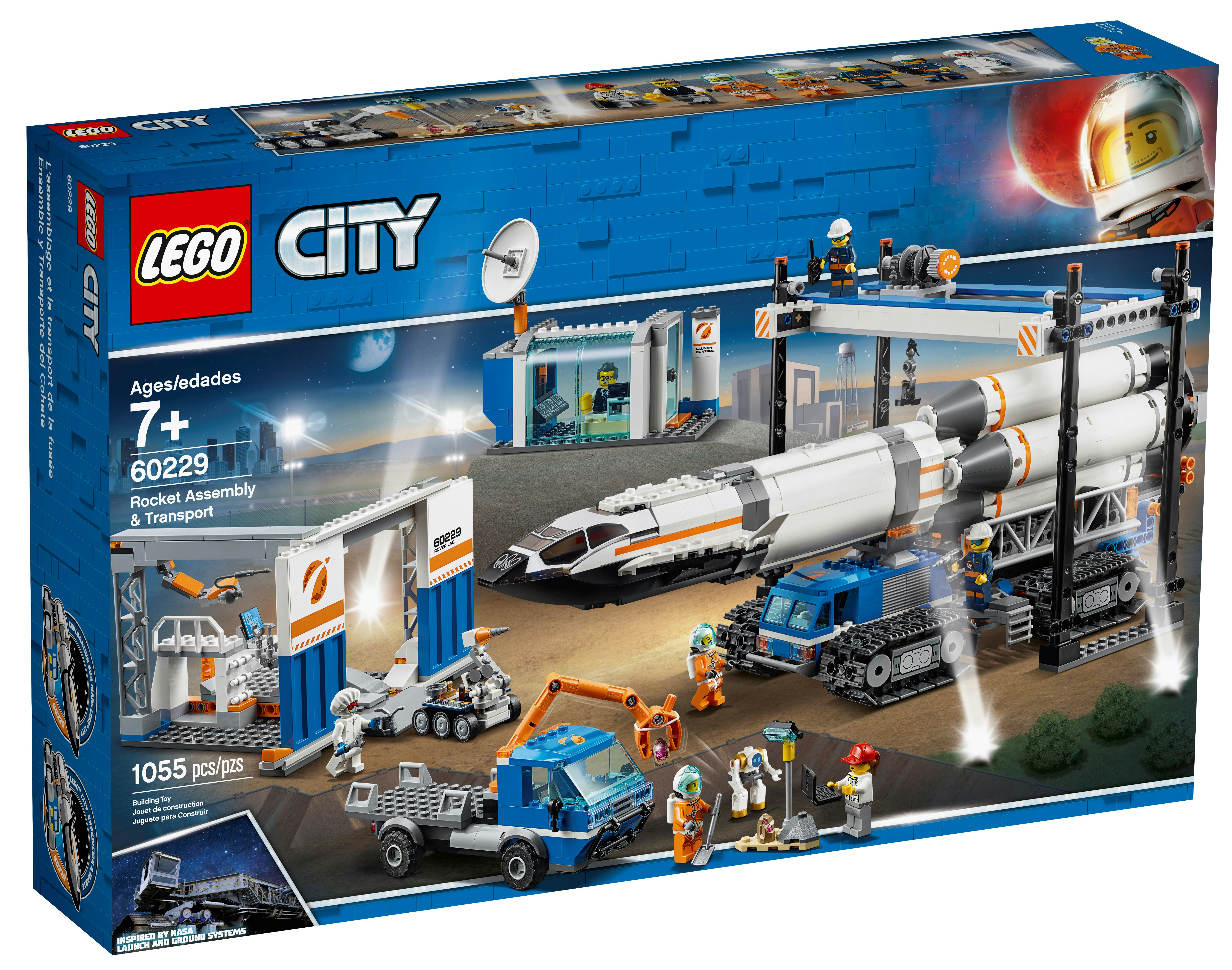 LEGO City 60229 Raketmontering och transport - Lekia Kristianstad