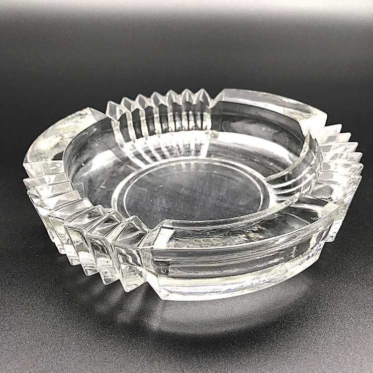 Glas askfat askkopp, stapelbar, 16 cm