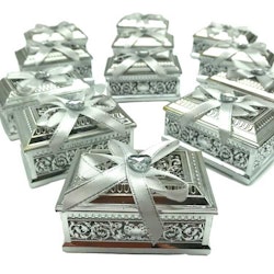 12 st lådor med lock för bröllops dekoration / Baby shower / Party