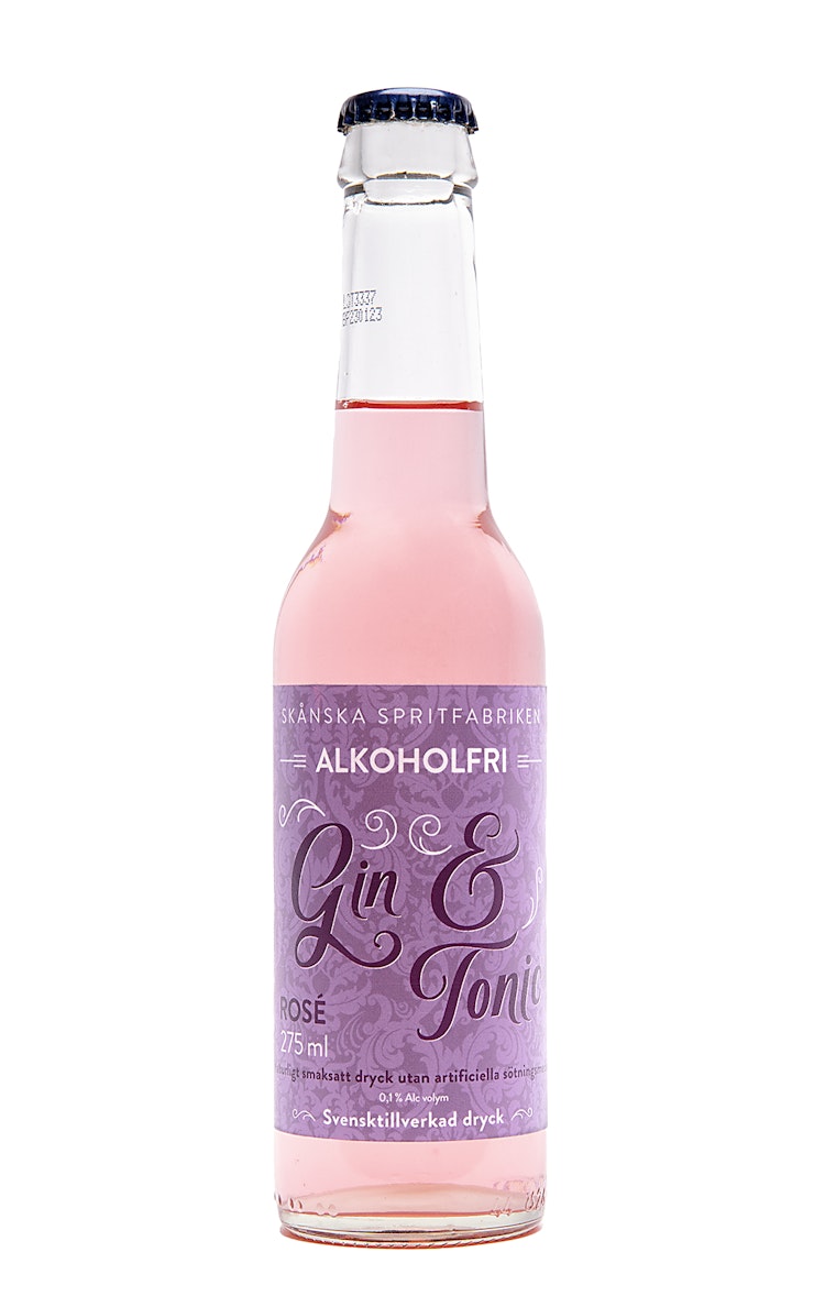 Alkoholfri Gin & Tonic rosé - 12st