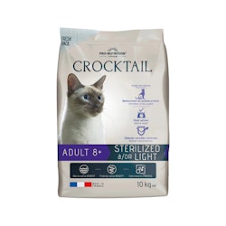Crocktail - Adult 8+ Sterilized / Light - Kattmat - 10 kg