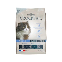 Crocktail - Adult Sterilized Chicken - Kattfoder - 10 kg