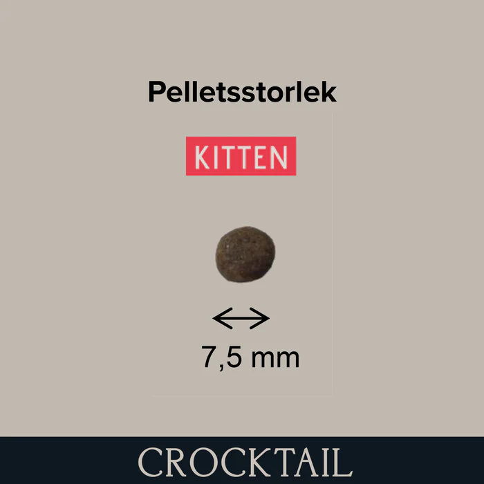Crocktail - Kitten - Kattfoder kattungar - 2 kg