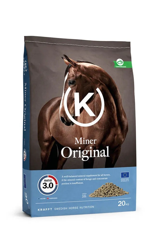 Krafft Miner Original pellets 8kg/20kg(Blå)