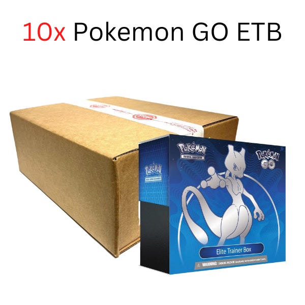 Pokemon Crown Zenith Elite Trainer Box Case of X10 Elite Sw/Sh ETB NEW  SEALED