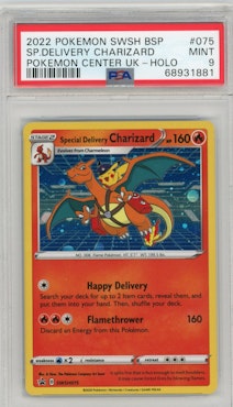 Special Delivery Charizard SWSH075 PSA 9