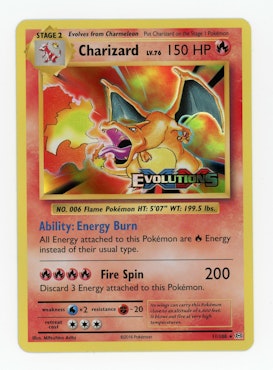Charizard 11/108 XY Evolutions Stamped Pre-Release
