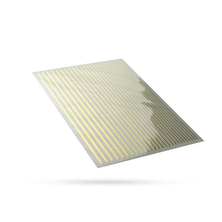 Metal Line Stickers - Guld