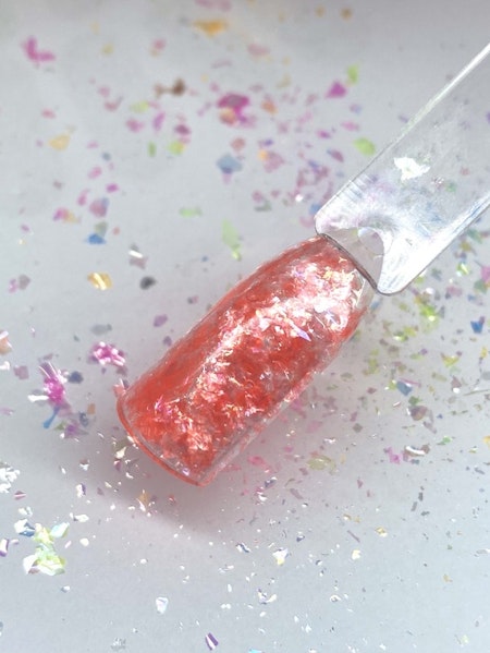 90% Flakies - Neon Coral