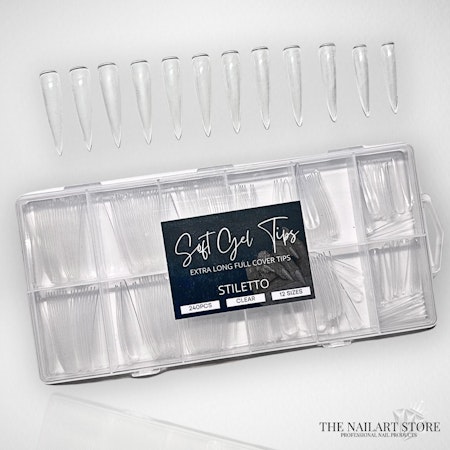 Soft Gel Tippar - Stiletto