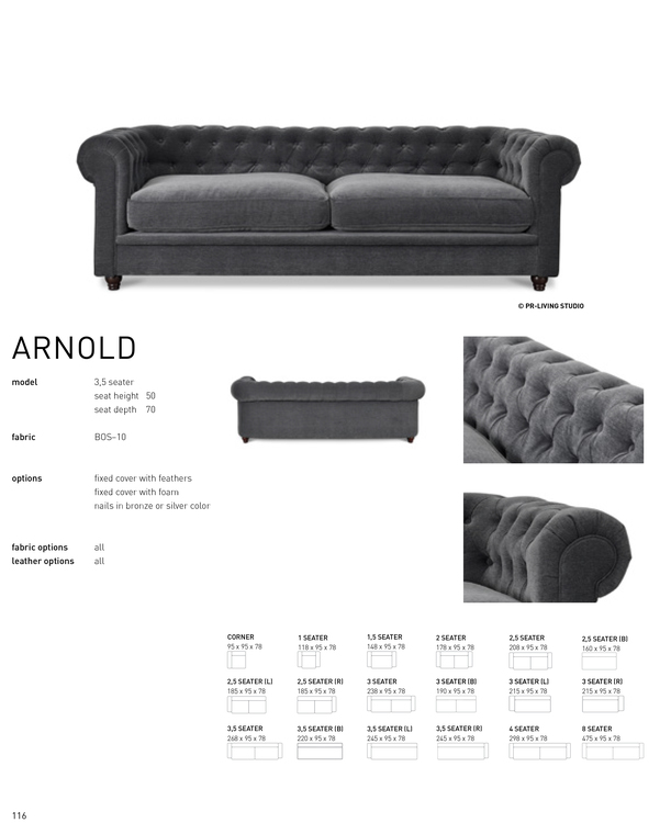 ARNOLD 3,5 Seater