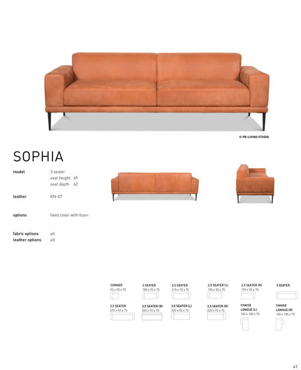SOPHIA 3 Seater