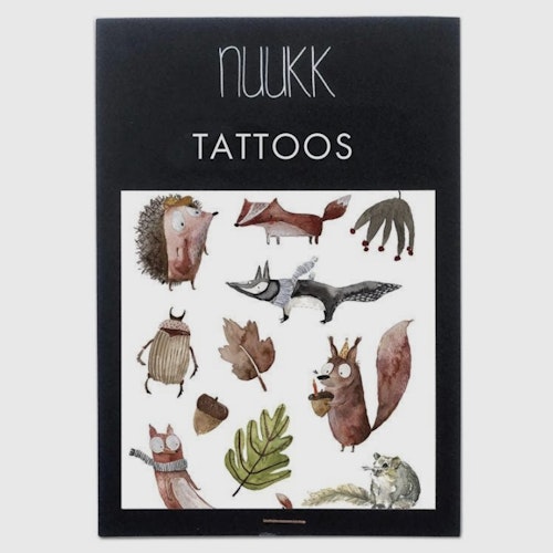 Höstskog, ekologiska temporära tatueringar