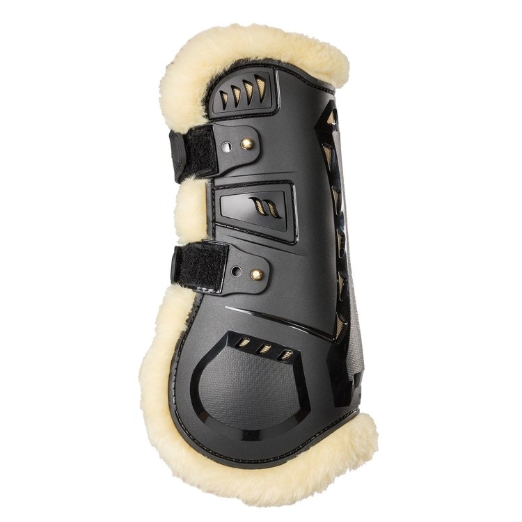 Back On Track Airflow Fur Tendon Boots Senskydd, Svart