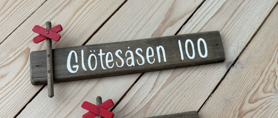Träskylt - Egen text