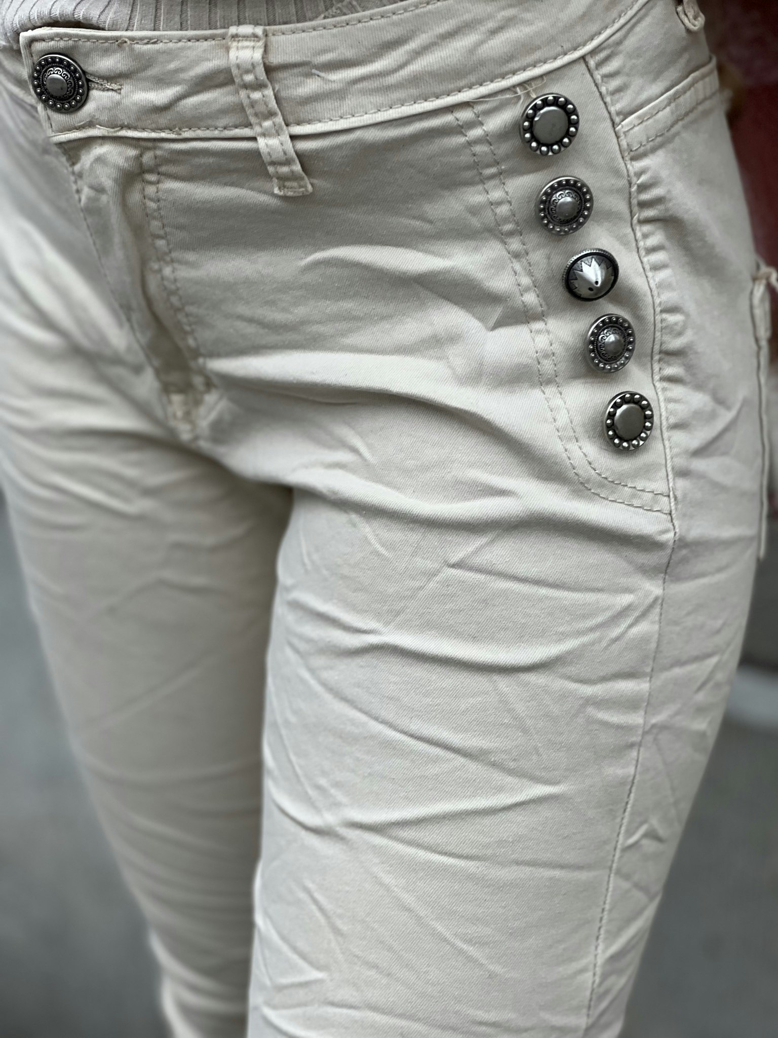 Jeans beige Karmen