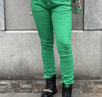 Place de jour jeans äpoelgröna