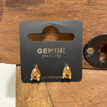 Örhänge Gemini Droppe rostfärgad