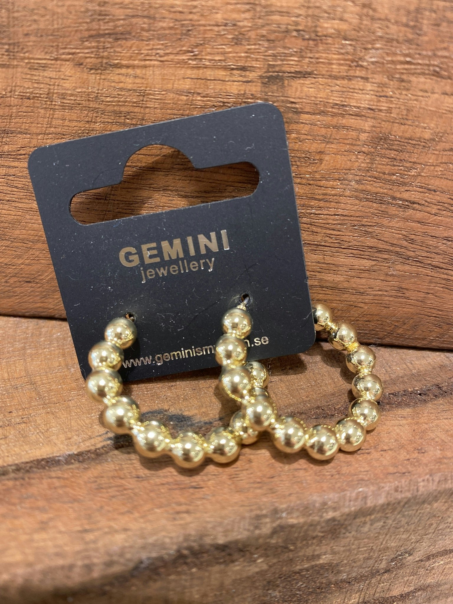 Örhänge Gemini  guldringar
