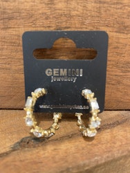 Örhängen Gemini klassiskt guldhänge