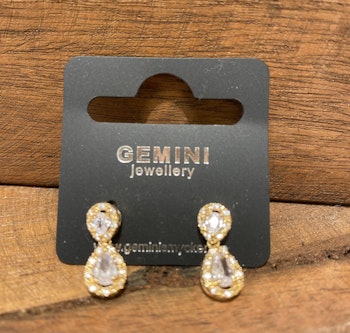 Örhängen Gemini Diamant hänge