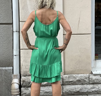 Klänning grön