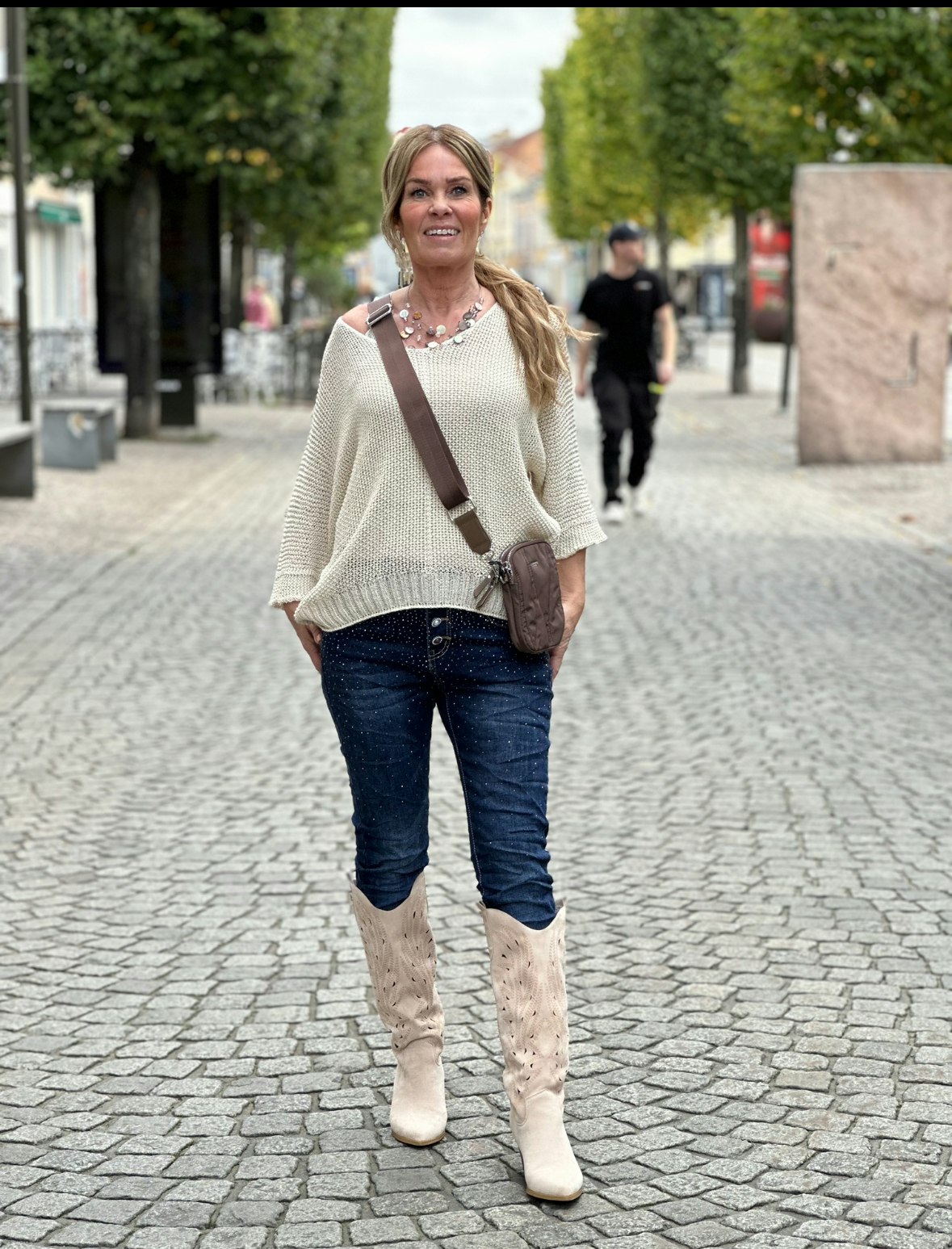 Rikke top beige