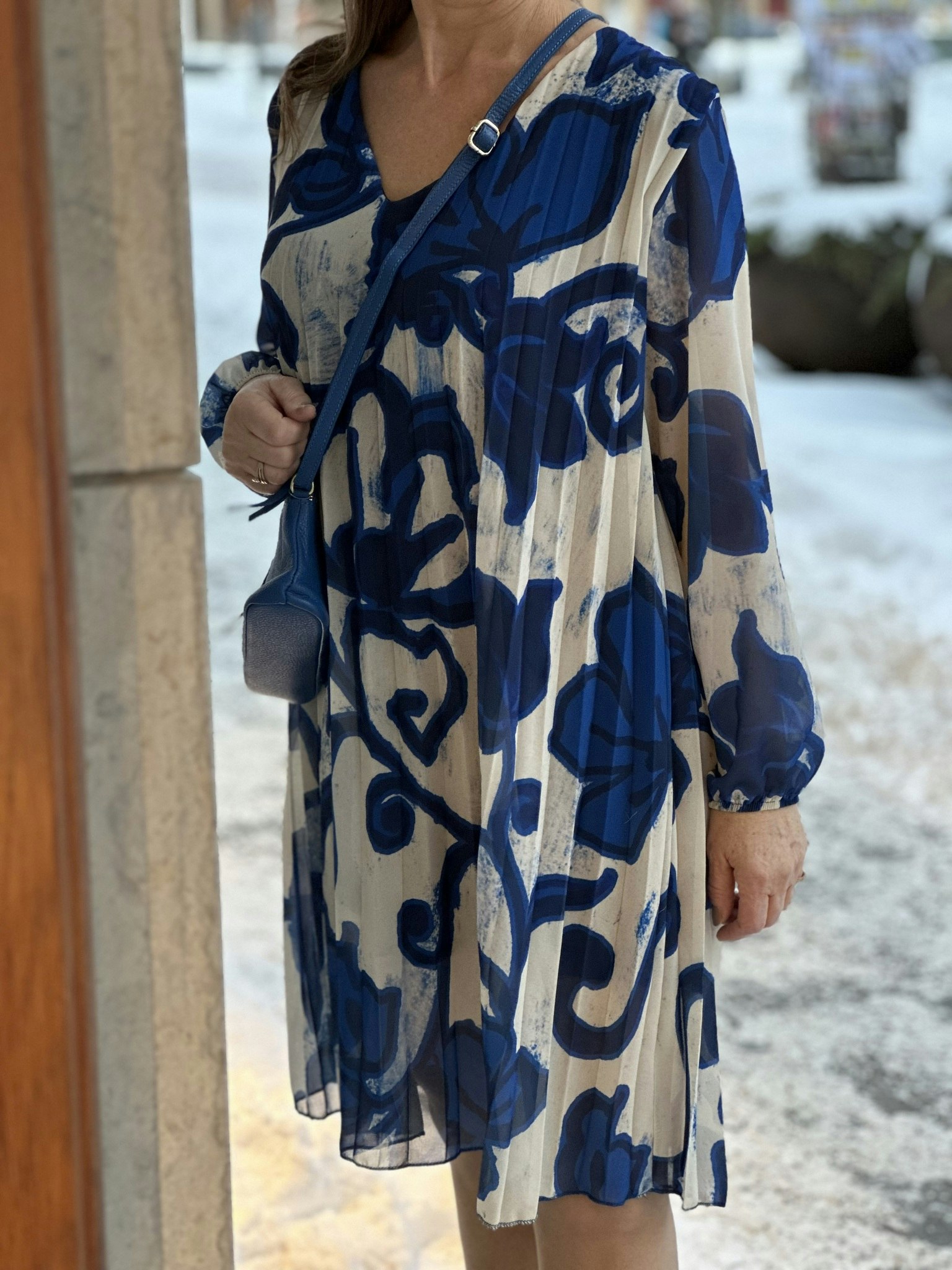 Kornblå klänning ELLEN