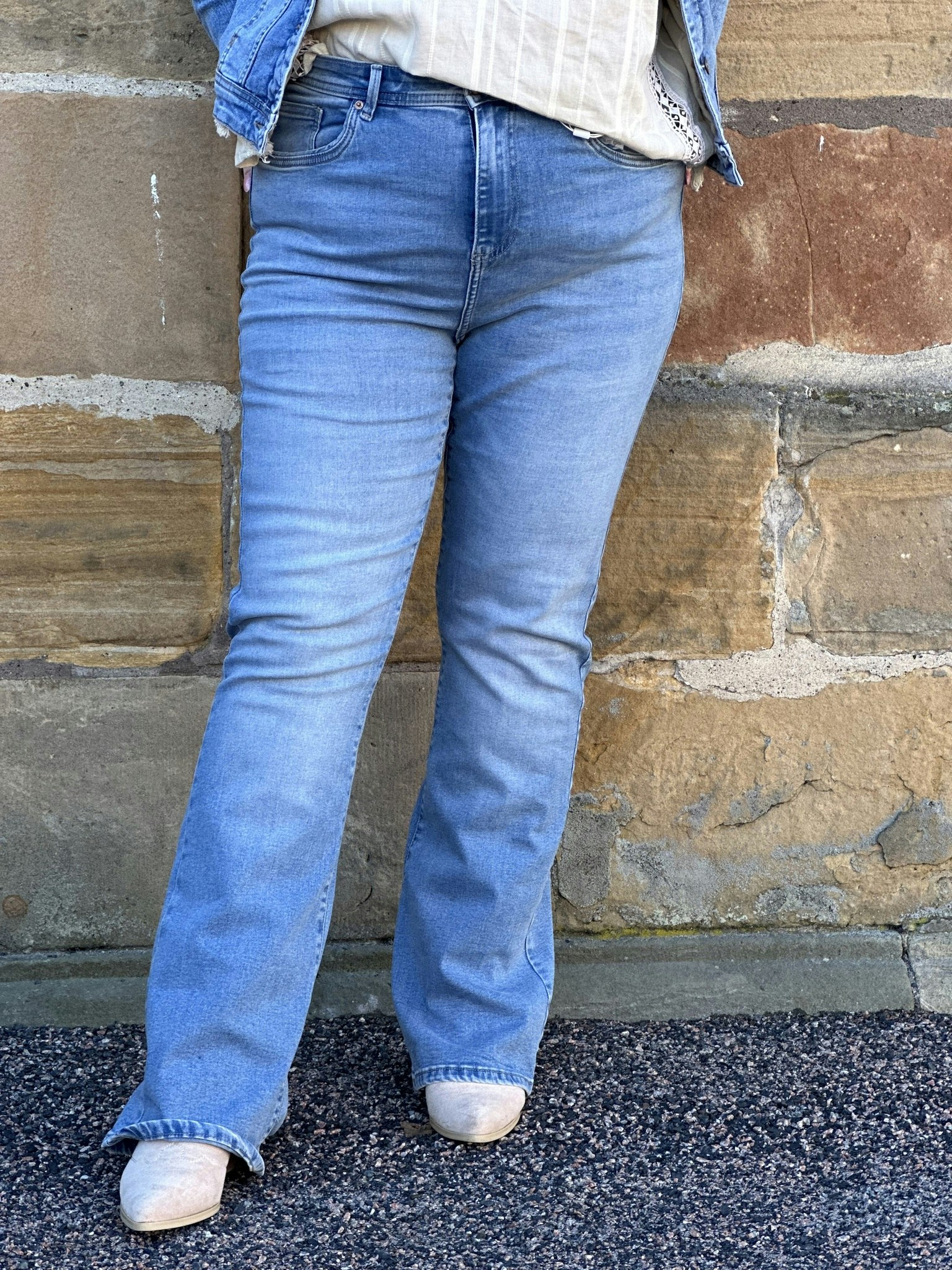 Stretchig Flare jeans plus size