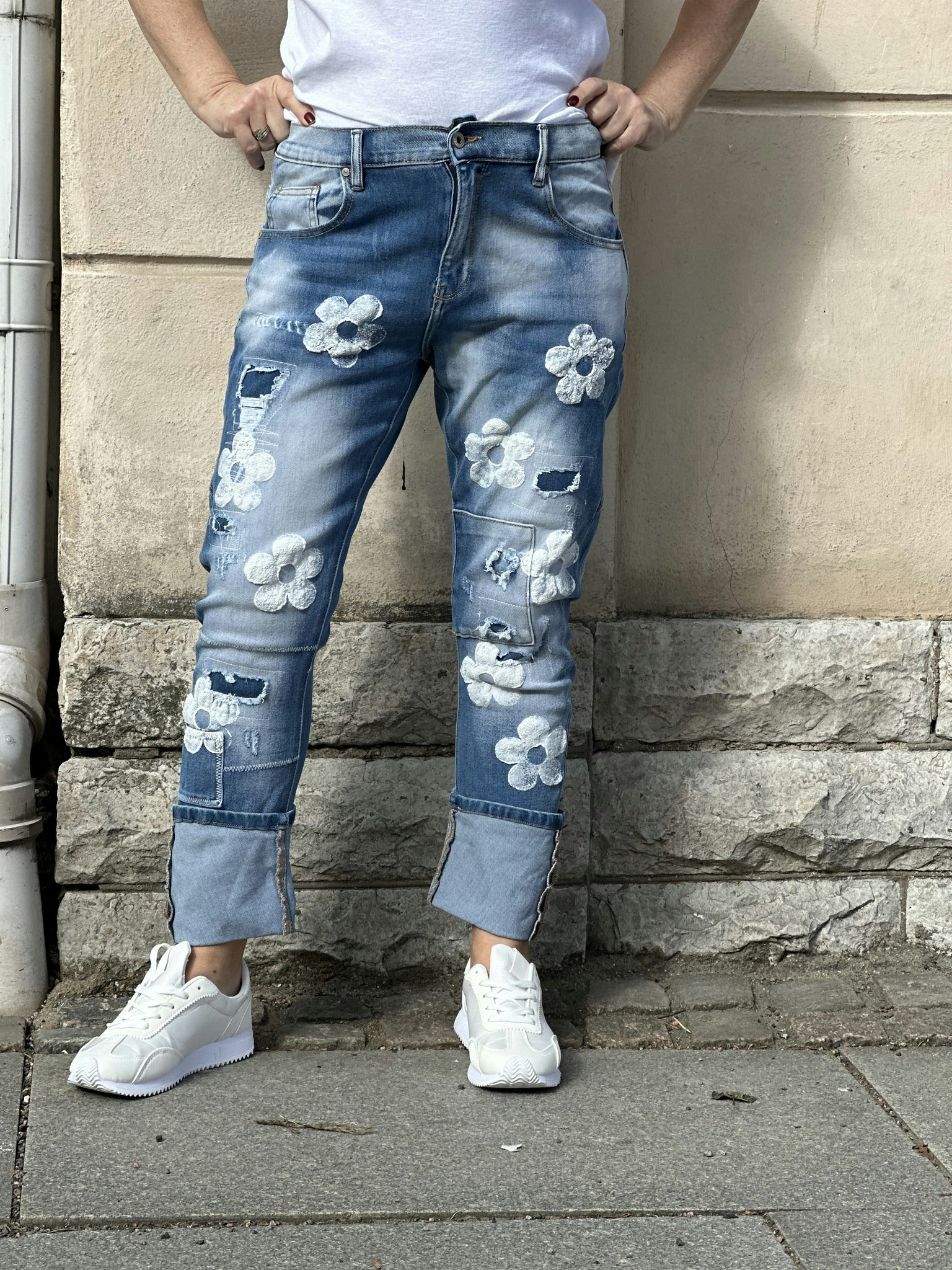 Stretch jeans FLOWER