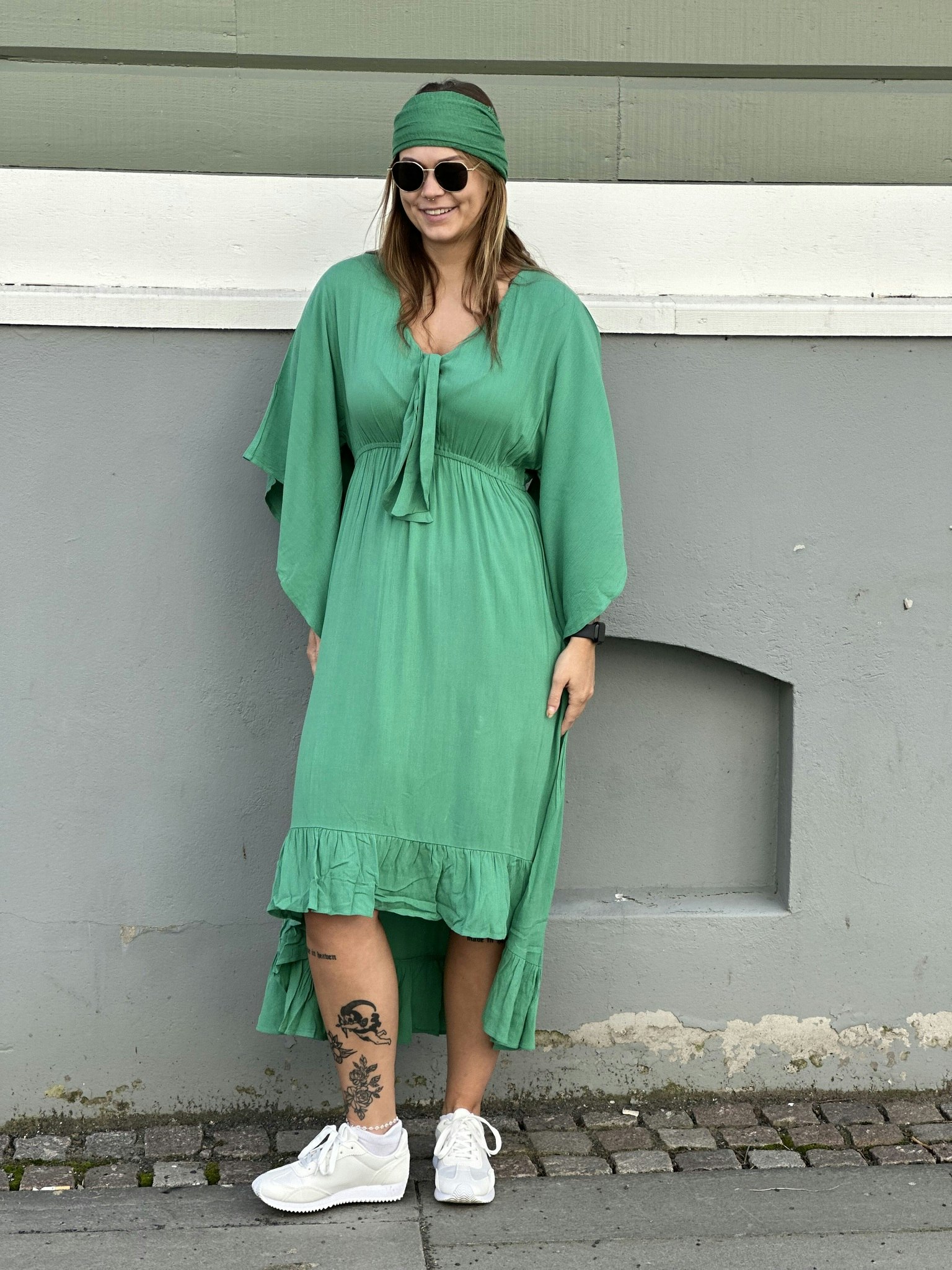 Grön klänning ARIEL dress