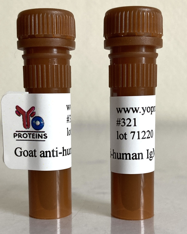 321 Goat anti-human IgM polyclonal antibody 1 mg