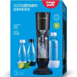 SodaStream Genesis Black Kolsyremaskin Megapack