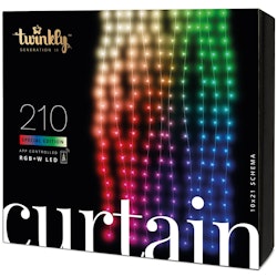Twinkly Ljusslinga Curtain 210 RGB+W LED Gen.II Special Edition