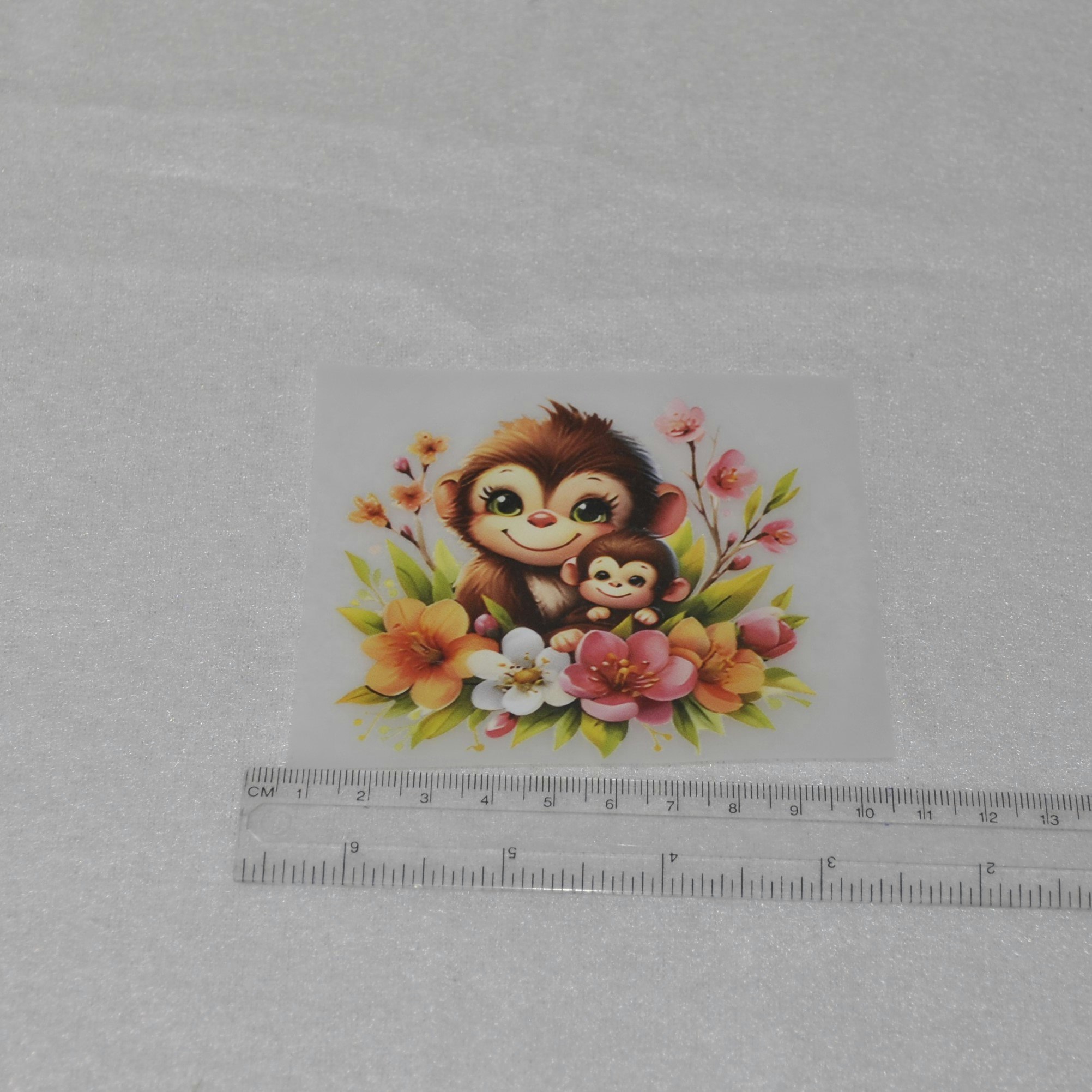 Vinyltryck vilda djur ca 8 x 8 cm