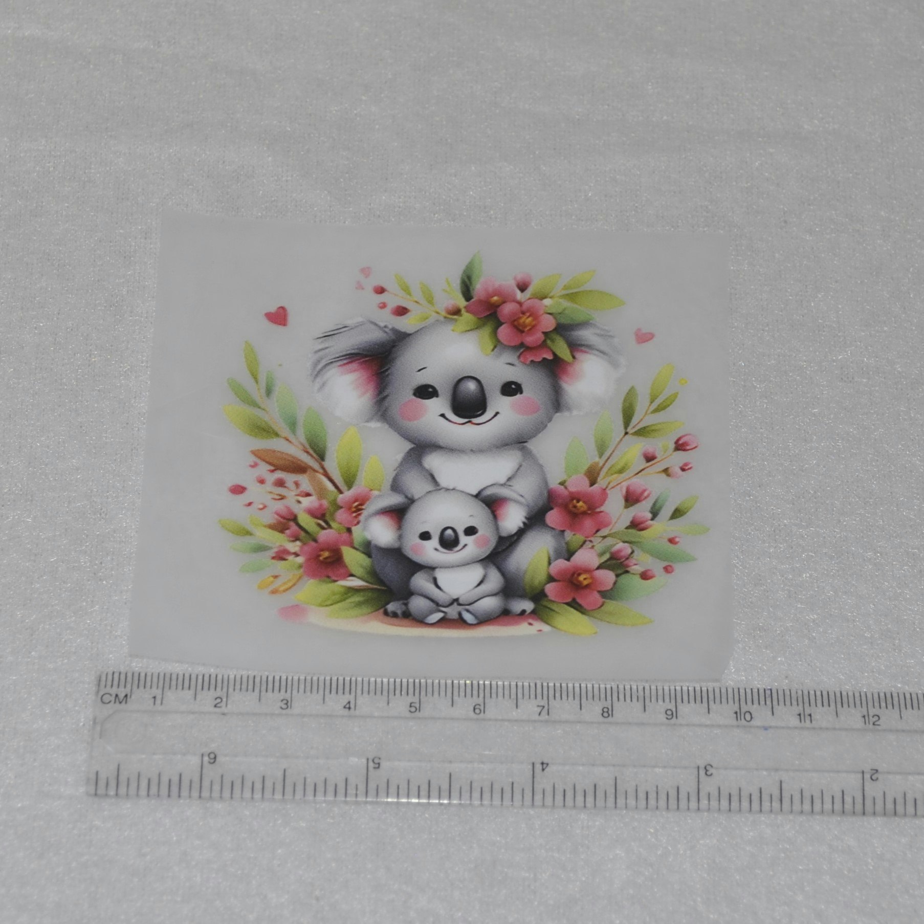 Vinyltryck vilda djur ca 8 x 8 cm