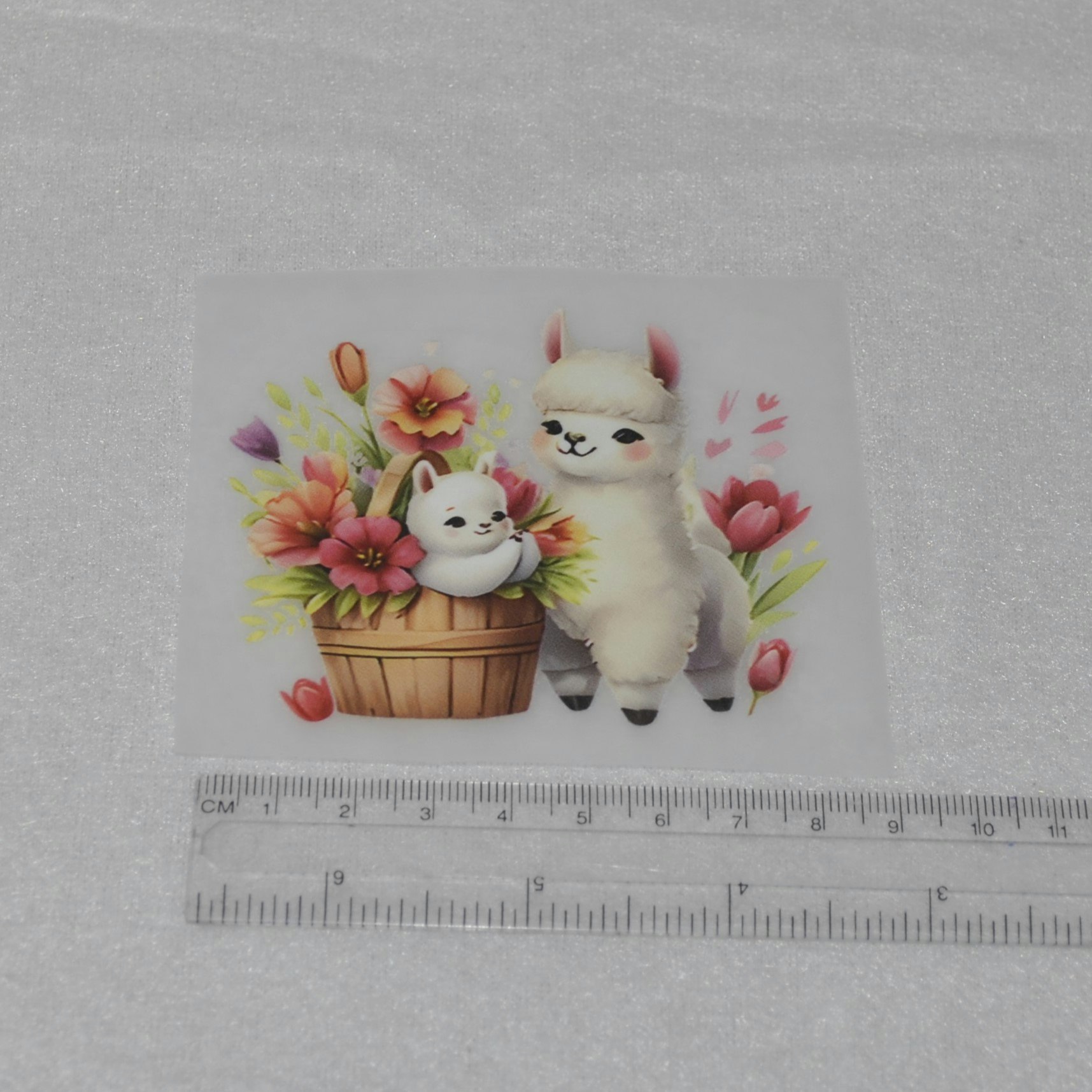 Vinyltryck vilda djur ca 8 x 8 cm