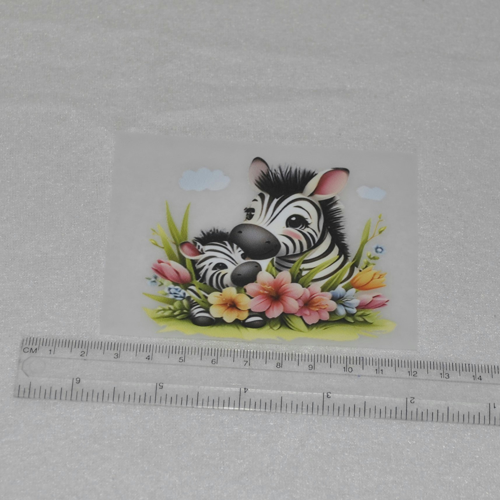Vinyltryck vilda djur ca 8 x 8 cm