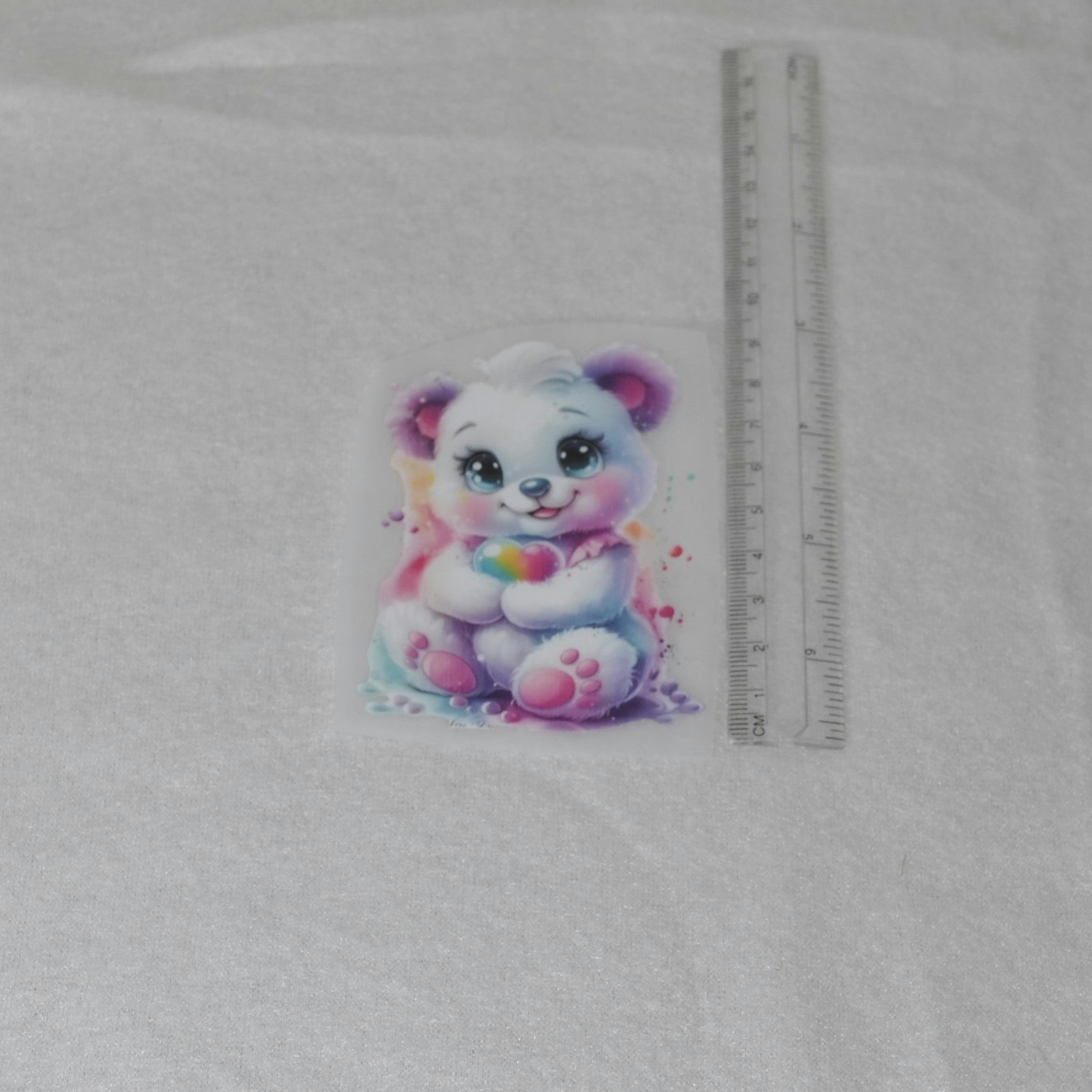 Vinyltryck söta djur ca 8 x 9 cm