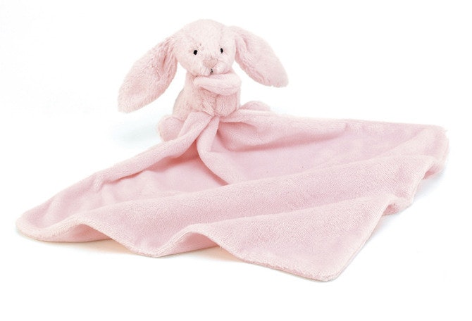 Jellycat Bashful Pink Bunny Soother.