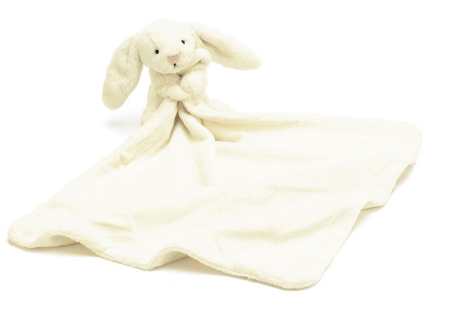 Jellycat Bashful White Bunny Soother