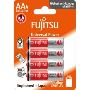 4-pack AA-batterier från Fujitsu.
