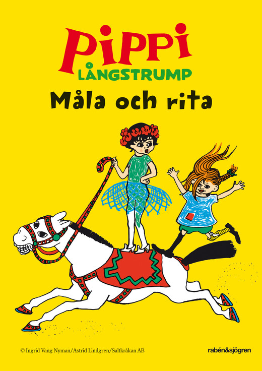 Pippi Långstrump Måla & Rita