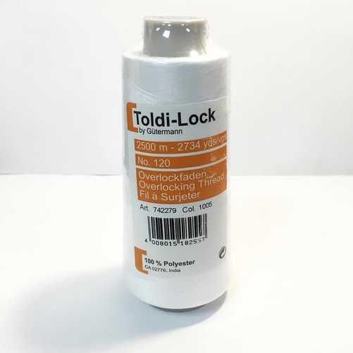 Toldi-Lock overlocktråd 2500 m