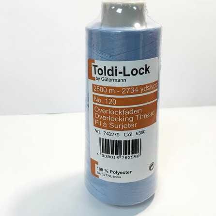 Toldi-Lock overlocktråd 2500 m