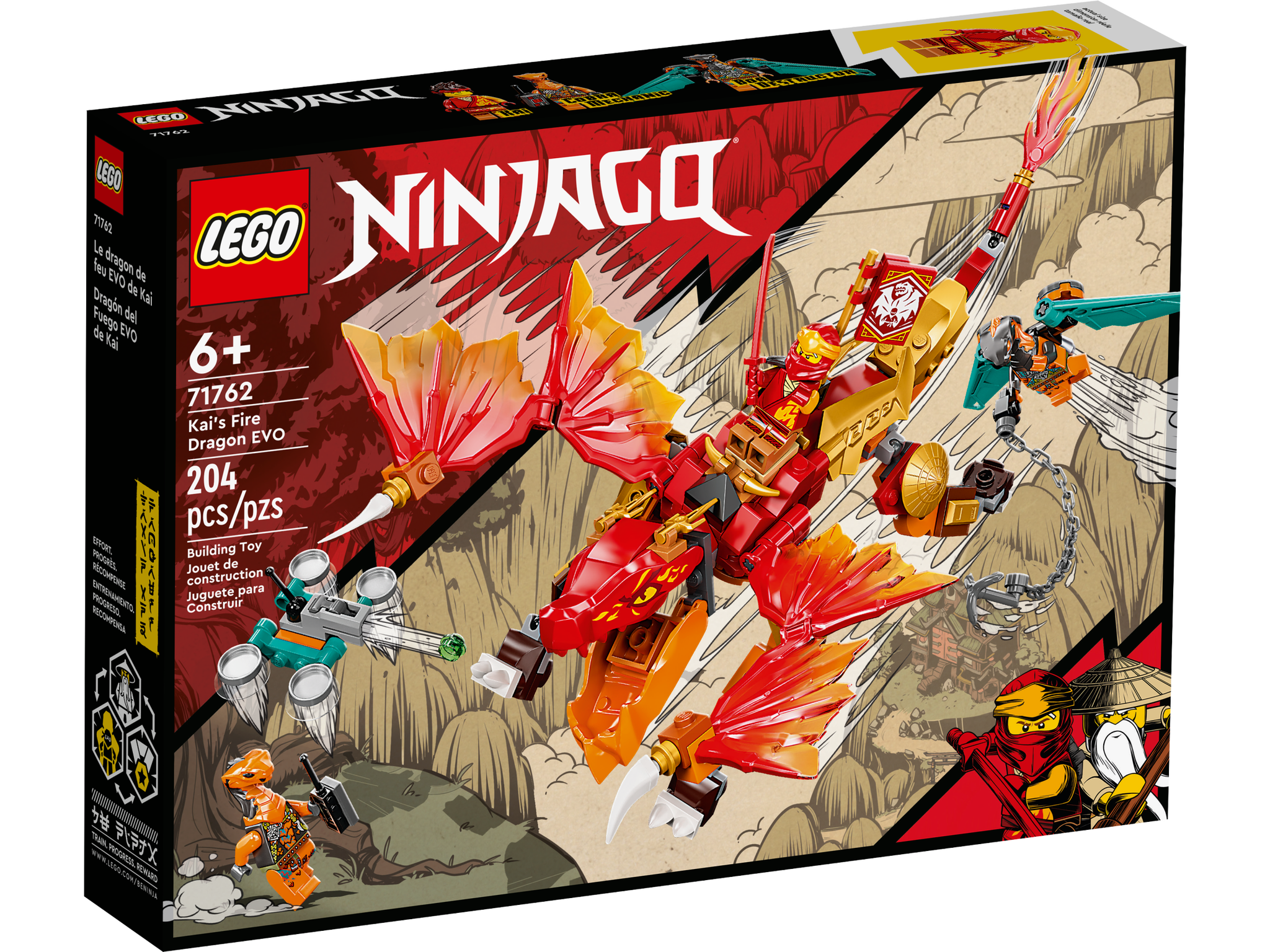 Lego 71762 Ninjago Kais elddrake.