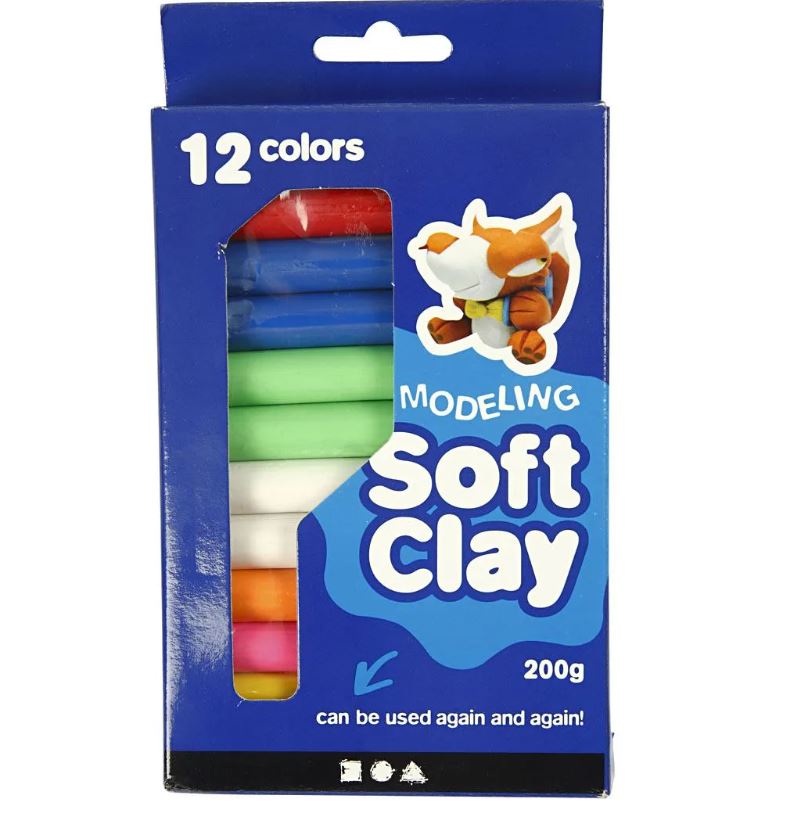Soft Clay 12-pack