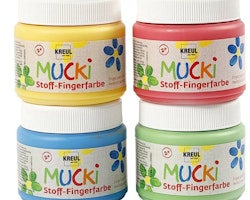 Mucki Fingerfärg 4-pack