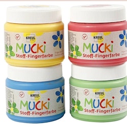 Mucki Fingerfärg 4-pack